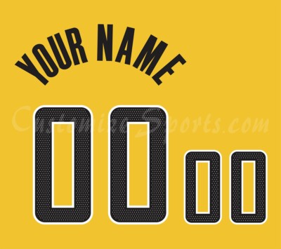 Basketball Indiana Pacers Customized Number Kit For 2020-21 Earned Uniform