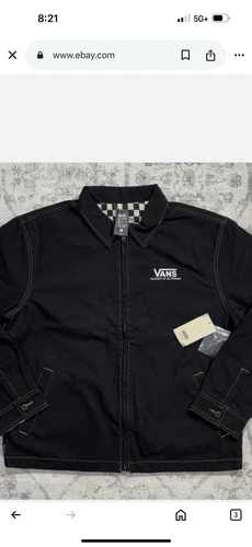 Vans X Rassvet Paccbet Zip Nero Piccolo