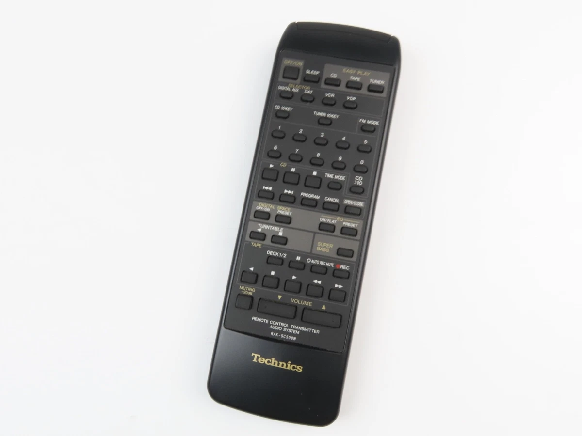 Control remoto inalámbrico Technics RAK-SC508W para sistema de audio Technics /128