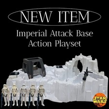 Star Wars ESB Vintage 1980 Imperial Attack Base Action Playset & 5 Snowtroopers