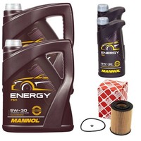 MotoröL Set Mannol Energy 5W-30 API 12 Liter + ÖLfilter FüR Mercedes Sprinter