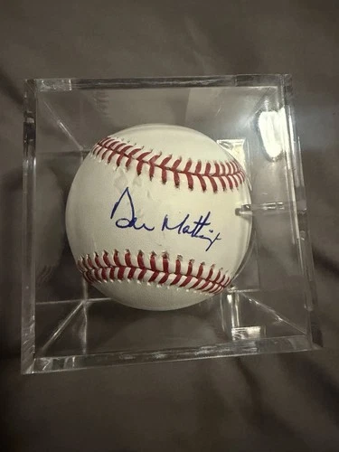 Don Mattingly New York Yankees Signed Baseball Original MLB Baseball Radtke COA