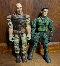 2 Lanard Action Figures The Corps Army Gi Joe 3.75" Lot Of Two 2003 2010