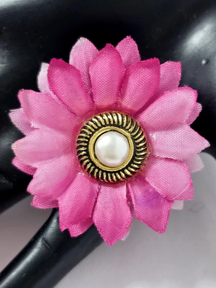 Margeriten Ohrclips Blumen Ohrringe - Bild 2 von 4