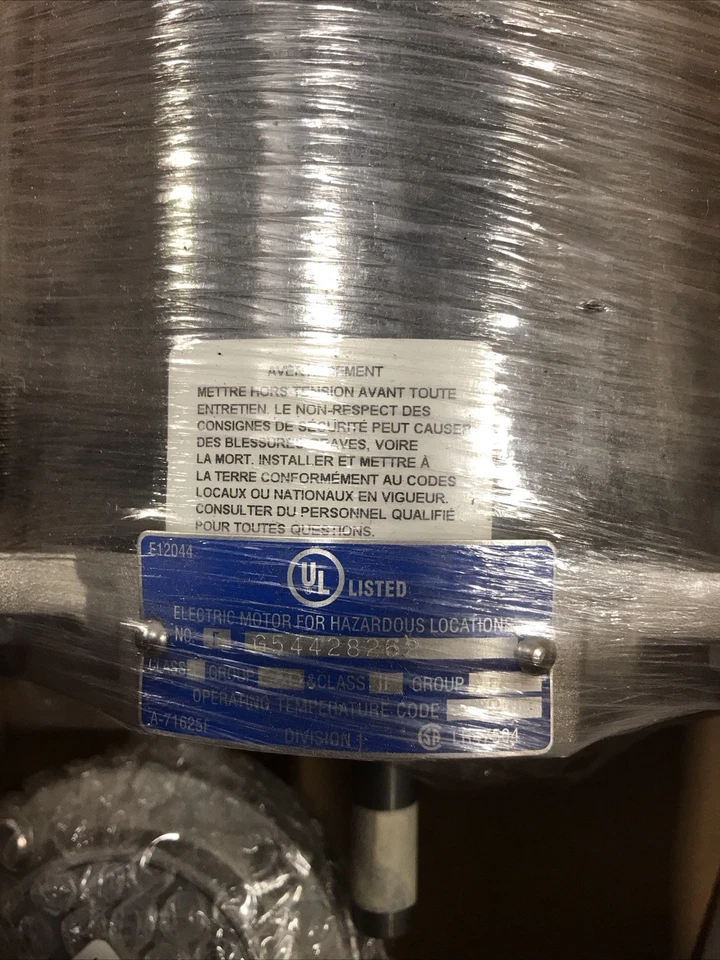 Marathon Leeson 056C17G15521 Hazardous Location Motor 1/3 hp, 115/208-230V AC - Image 2 of 3