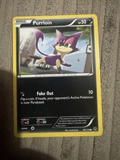 Pokemon Purrloin Phantom Forces Set 56/119 Near Mint Condition