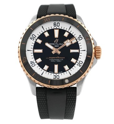 Breitling Superocean U17375211B1S1 Rose Gold Steel Chronometer 42MM Mens Automat