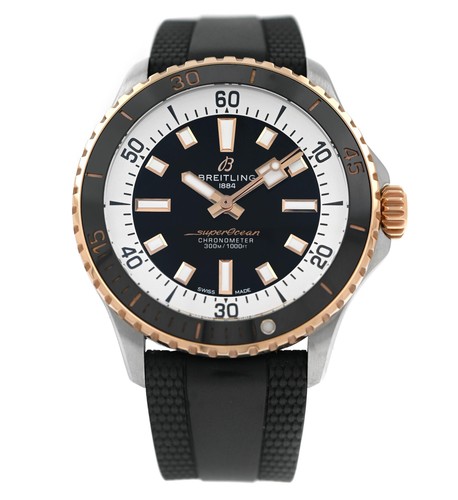 Breitling Superocean U17375211B1S1 Rose Gold Steel Chronometer 42MM Mens Automat