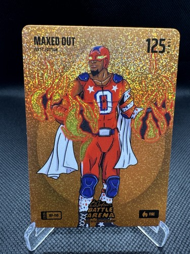 2026 Bo Jackson Battle Arena Maxed Out Tyrese Maxey Icon Fire Foil IBF-150
