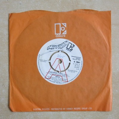 BREAD Everything I Own / I Don't Love You UK 7'' demo Elektra Records 1972