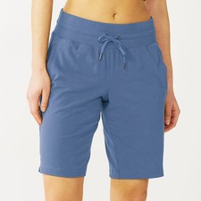 Womens Tek Gear Essential Bermuda Shorts - Me...