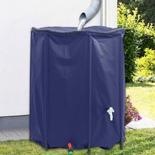 Wassertank mit Wasserhahn Regenwassertank Regentonne Faltbar 1250L PVC vidaXL