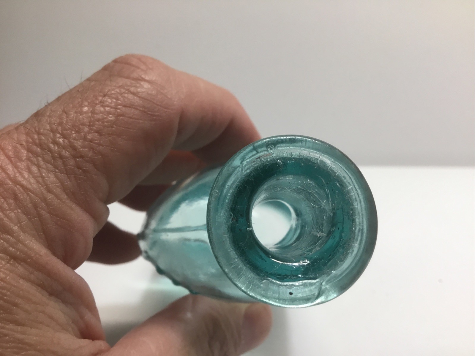 Antique Poisonous Embossed Not To Be Taken Oval Poison Bottle. 6 3/4 Inches