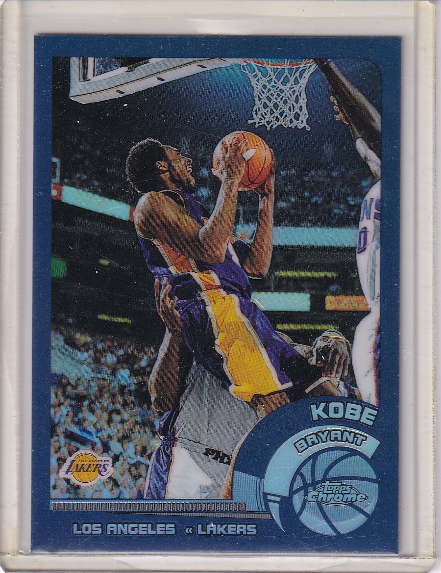 Kobe Bryant Refractor Los Angeles Lakers 2002-03 Topps Chrome Refractor #21
