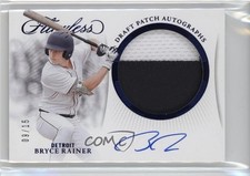 2025 Panini Flawless Draft Patch Auto Sapphire 9/15 Bryce Rainer #DPA-BR