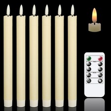 Flameless Taper Candles LED Battery Operated ...