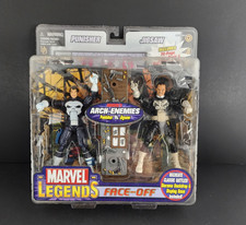 MARVEL LEGENDS Face Off Punisher vs. Jigsaw Action Figure Set 2006 Toy Biz NEW