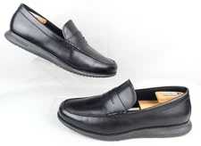 Cole Haan 2ZG Penny Loafers 12M Black Leather ZeroGrand