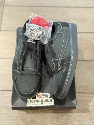 Size 9 - Air Jordan 1 Retro Low OG SP x Travis Scott Black Phantom