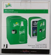 Koolatron Sprite Mini Fridge Thermoelectric Cooler Green 6 Can Model 5P04-B NEW