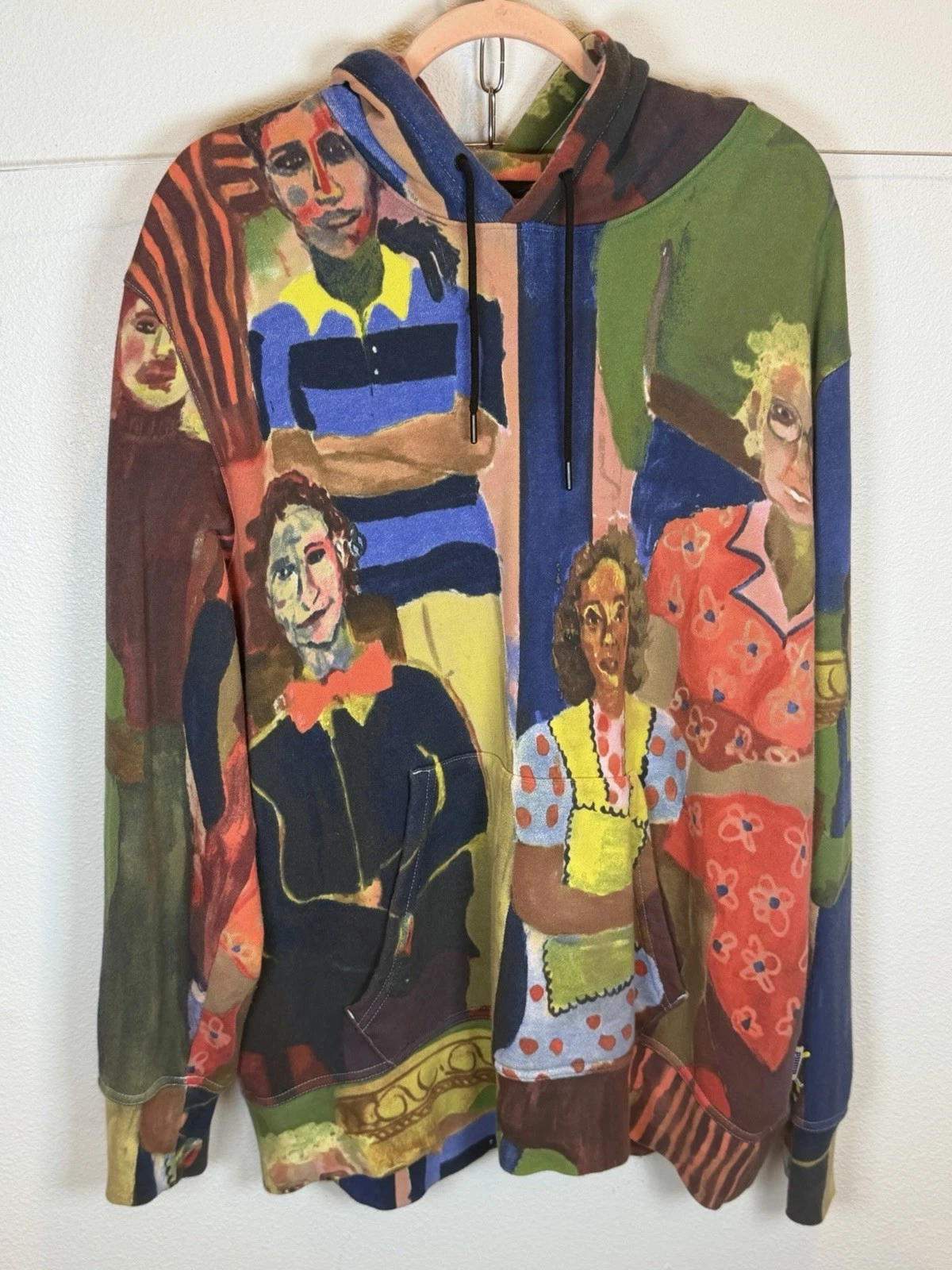 KIDSUPER STUDIOS PUMA PAINTING HOODIE LARGE faces bape canada goose aop art