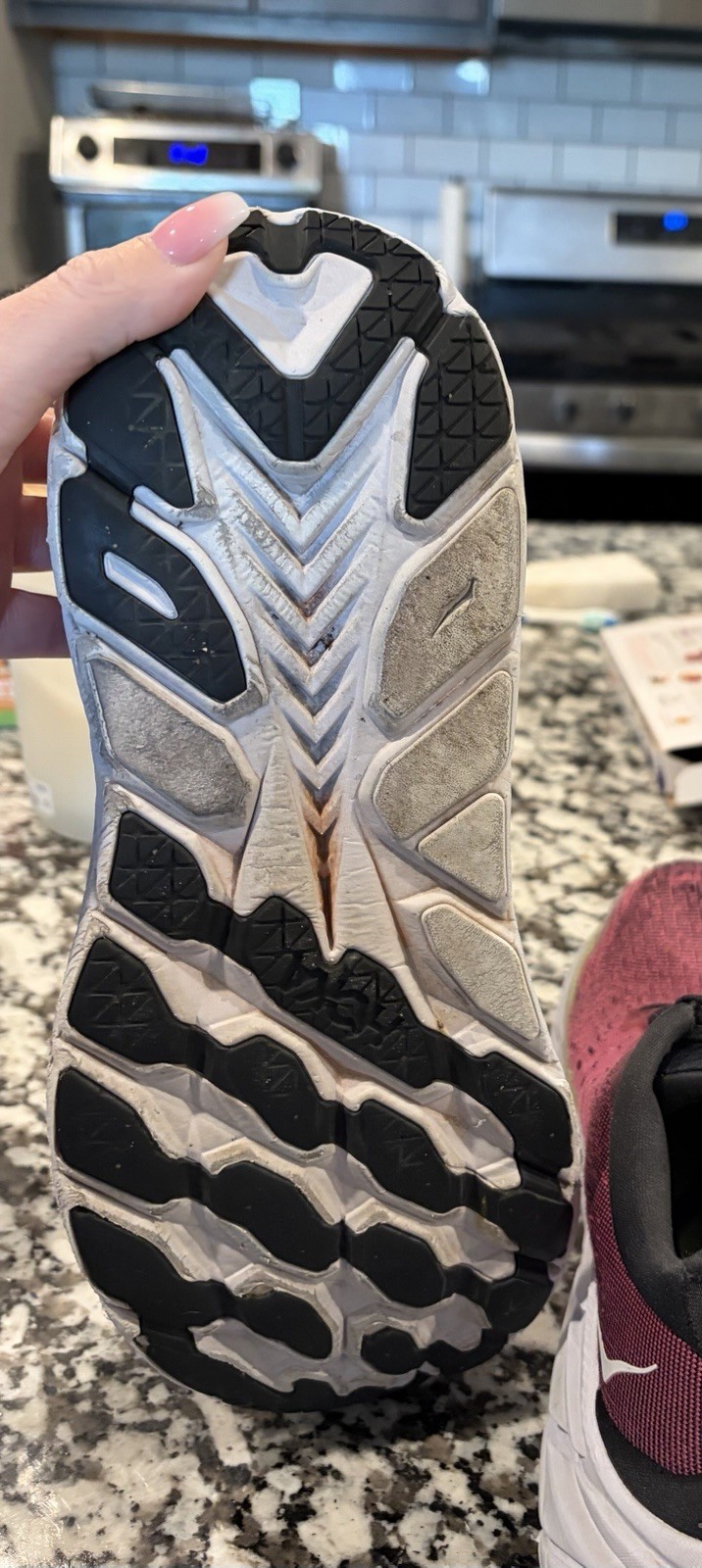 Hoka One One Women's Clifton 8 Running Shoes Pink, Size 9 thumbnail 4