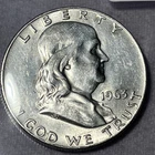 1963-D Franklin Half Dollar -   Brilliant, good detail