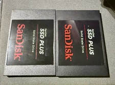 (2) SANDISK INTERNAL 480GB 2.5" SATA III SSD 7MM DRIVE SDSSDA-480G TESTED
