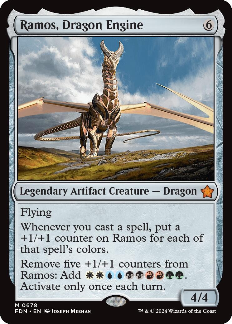 Ramos, Dragon Engine - Foundations - 678 Mythic Magic NM