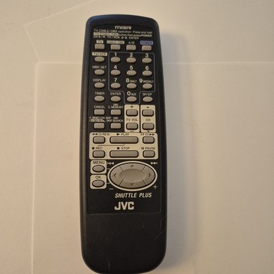JVC LP20034-009A MBR TimeScan TV VCR Remote Control Shuttle Plus HR-DD740U OEM