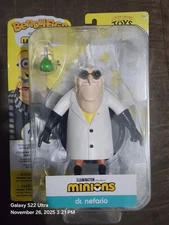 BendyFigs The Noble Collection - Minions Dr. Nefario 6.5-inch Figure