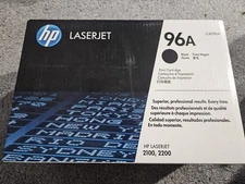 HP 96A C4096A Black Toner Cartridge - New, Sealed Laser Jet