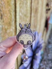 My Neighbor Totoro Anime Studio Ghibli Acrylic Badge Reel Retractable Alligator