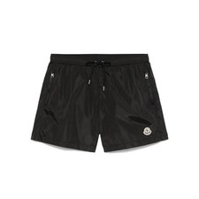 Moncler Logo Patch Swim Shorts Black 2C00016 5985M 999 138162181