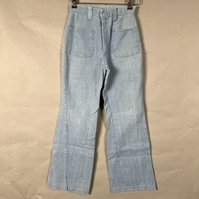 Vintage 1970s JCPenney Fashions Flared Bell Bottom Jeans 25 x 28