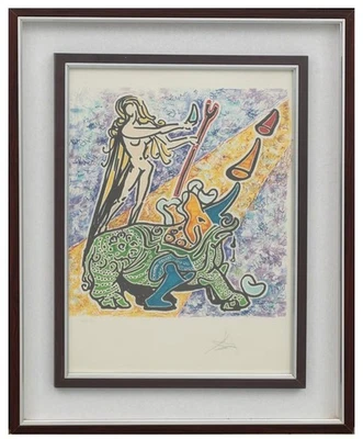Salvador DALI (1904-1989) "Die Jungfrau und das Nashorn", 1973 - Bild 1 von 4