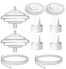 Breast Pump Parts for Spectra, Replace Duckbill Valves Tubes Backflow Protect...