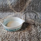 Pyrex Amish Butterprint Casserole 1 PT Dish 471 with 470-C lid VTG