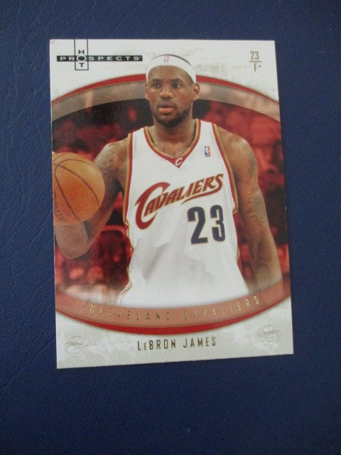 2007-08 Fleer Hot Prospects #5 LeBron James Cleveland Cavaliers