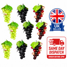 Artificial Plant Fruit Grape Fake Fruits Decor Food Lifelike Office Party Home