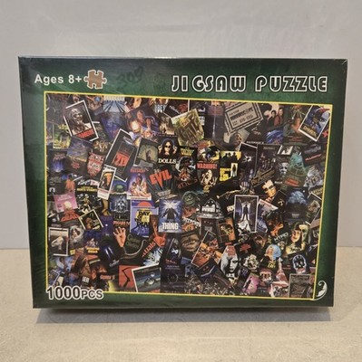 Classic Horror Movie Posters Jigsaw Puzzle 1000 Pieces DCBA HGFE Halloween NEW