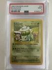 1999 POKEMON BASE SET 1ST EDITION #44 BULBASAUR SHADOWLESS - PSA 9 Mint