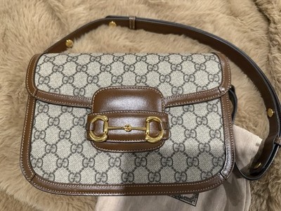 Authentic Gucci Horsebit 1955 Medium Shoulder Bag