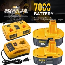 2PACK 18 Volt For DeWalt 18V 7.0Ah Battery or Charger DC9096 DC9099 DC9096-2