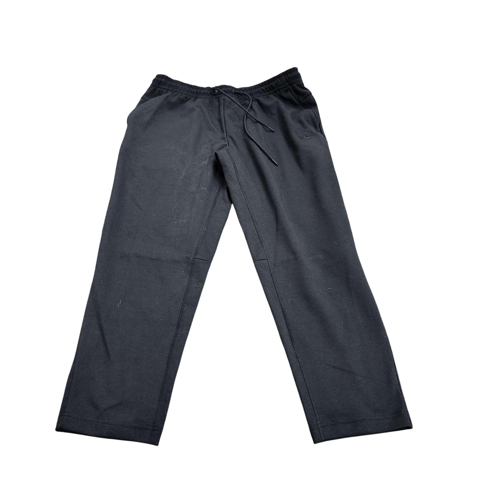 Nike Pants Mens Large Black Dri-FIT Sweatpants Elastic Waist Pockets Athletic