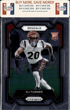 2023 Panini Prizm #319 DJ Turner Rookie Cincinnati Bengals