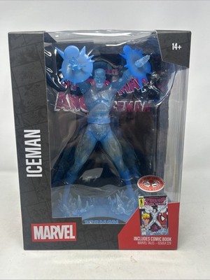 McFarlane Toys Marvel IceMan 1/6 Scale Figure Red Platinum Edition Sealed NEW