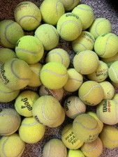40 Used Tennis Balls Wilson Penn Dunlop