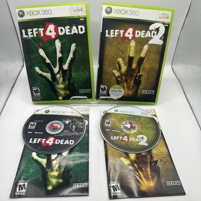 Left 4 Dead 1 and 2 Bundle (Microsoft Xbox 360) Clean Game Disc Tested Complete