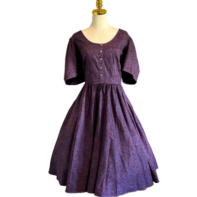 BEETLEJUICE Vixen MICHELINE PITT Swing Dress Ditsy Floral Rockabilly Retro 2X